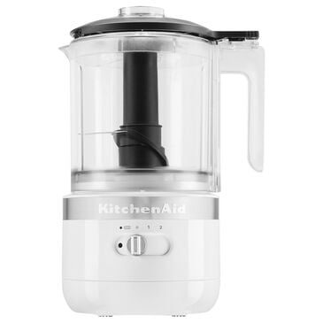 KitchenAid Cordless 5 Cup Food Chopper in White, , large