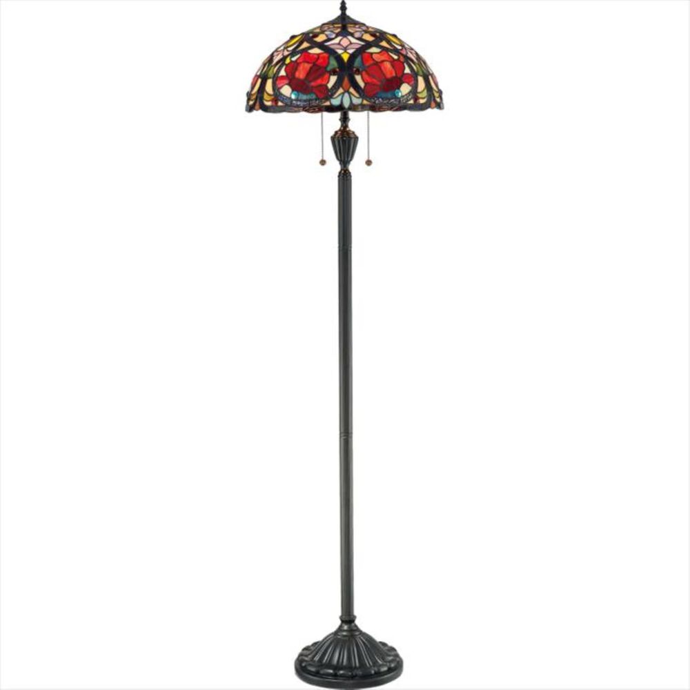 Quoizel Tiffany Floor Lamp in Brown, , large