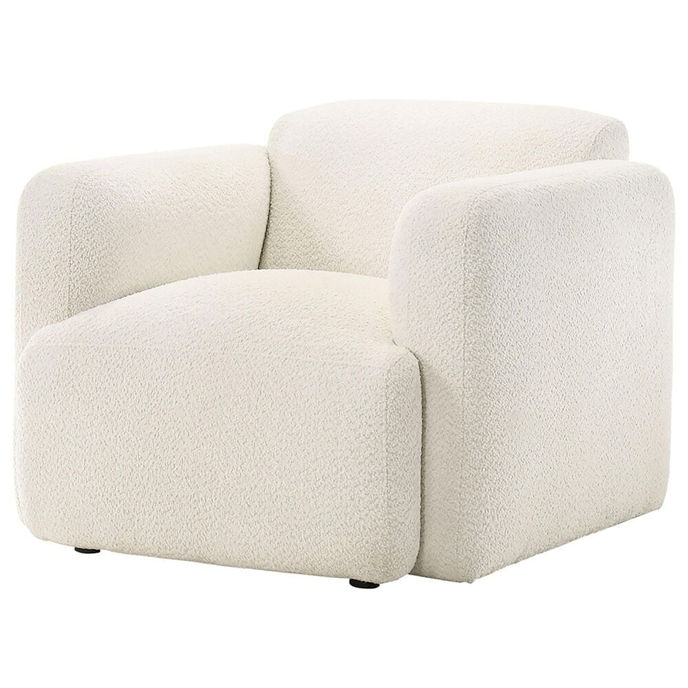 Coaster Dorset Accent Arm Chair in White, , large