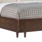 Hooker Furniture Archives King Wingback Bed in Classic Walnut, , large