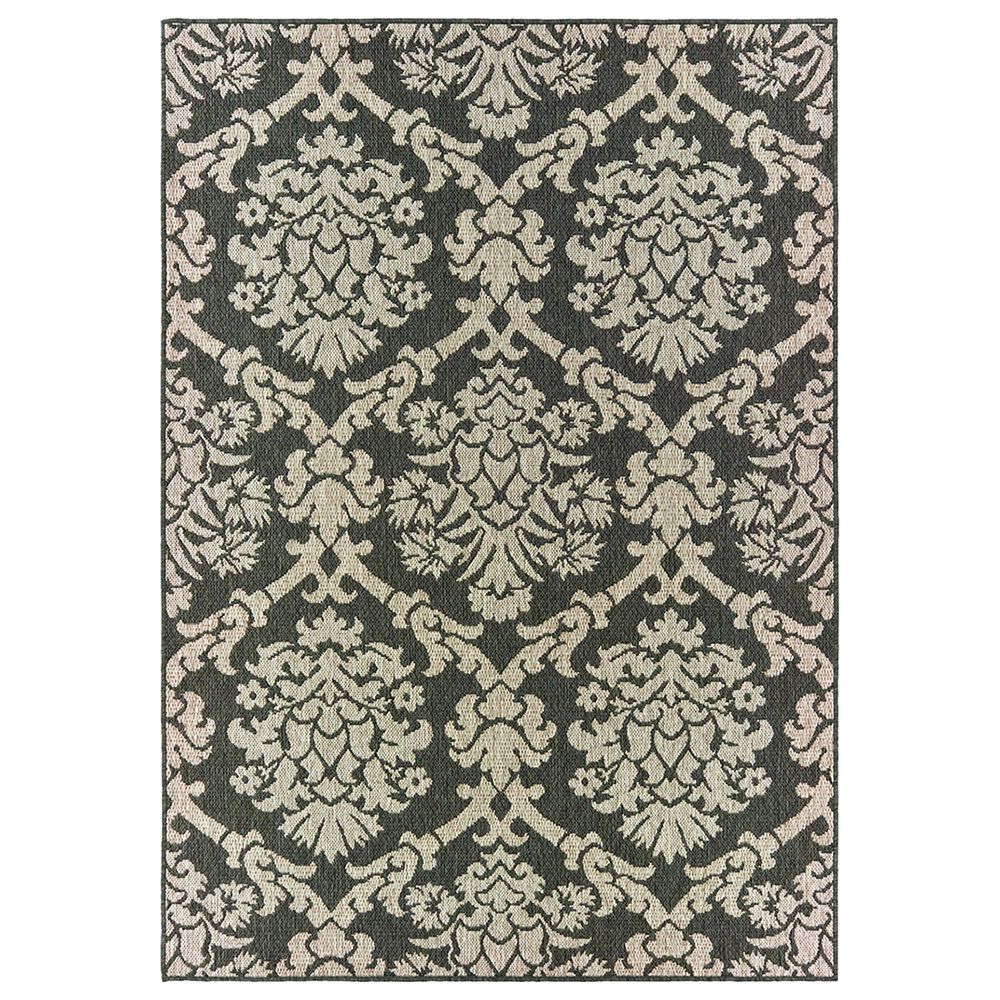 Oriental Weavers Latitude 8020K 9"10" x 12"10" Grey Area Rug, , large