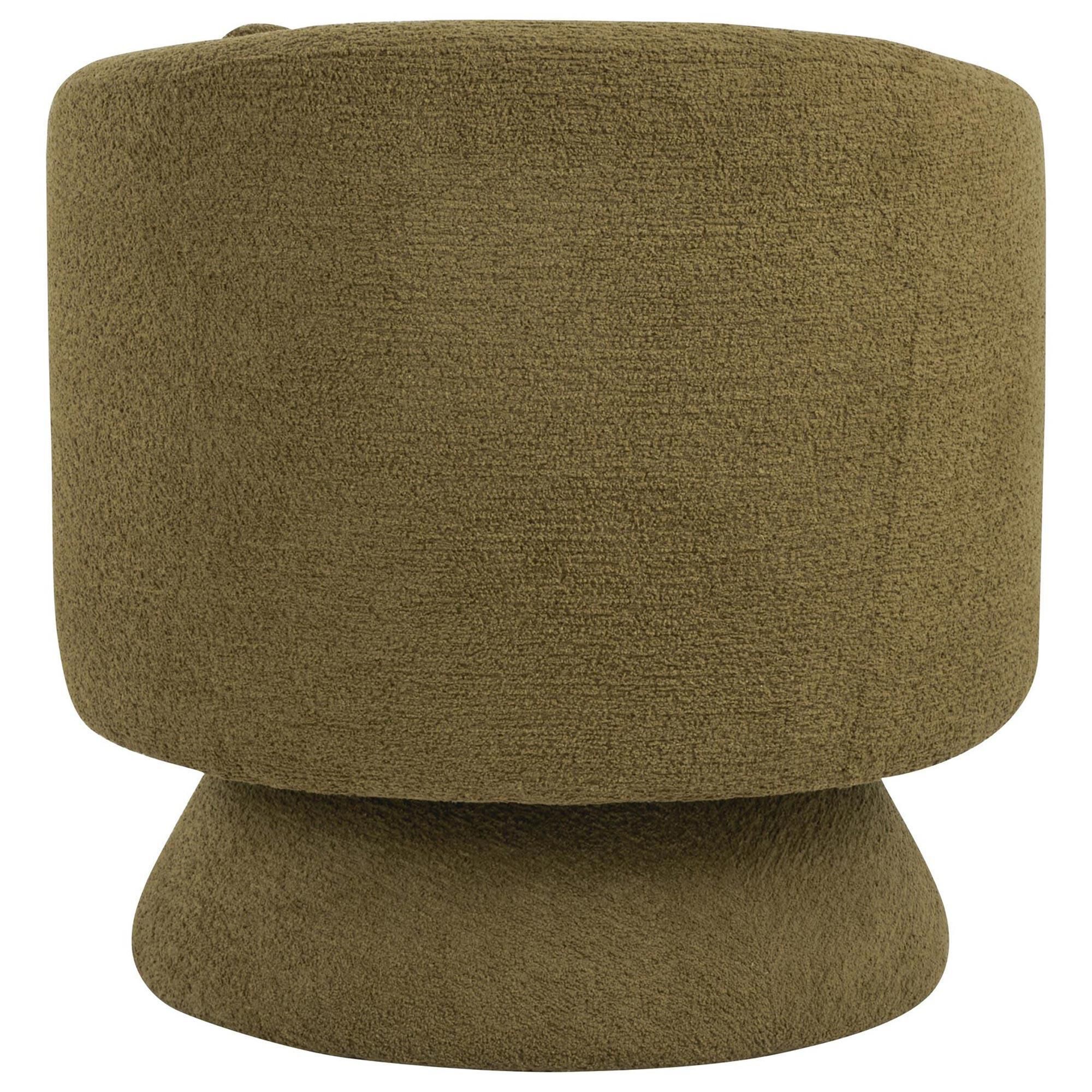 33 ① LumiSource Zara Swivel Accent Chair with Pillow in Green