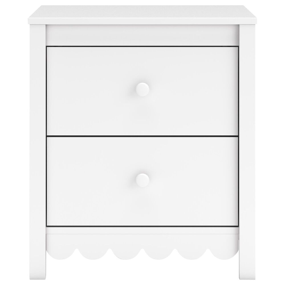 Ashley Hallityn Nightstand in Matte White, , large