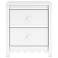 Ashley Hallityn Nightstand in Matte White, , large