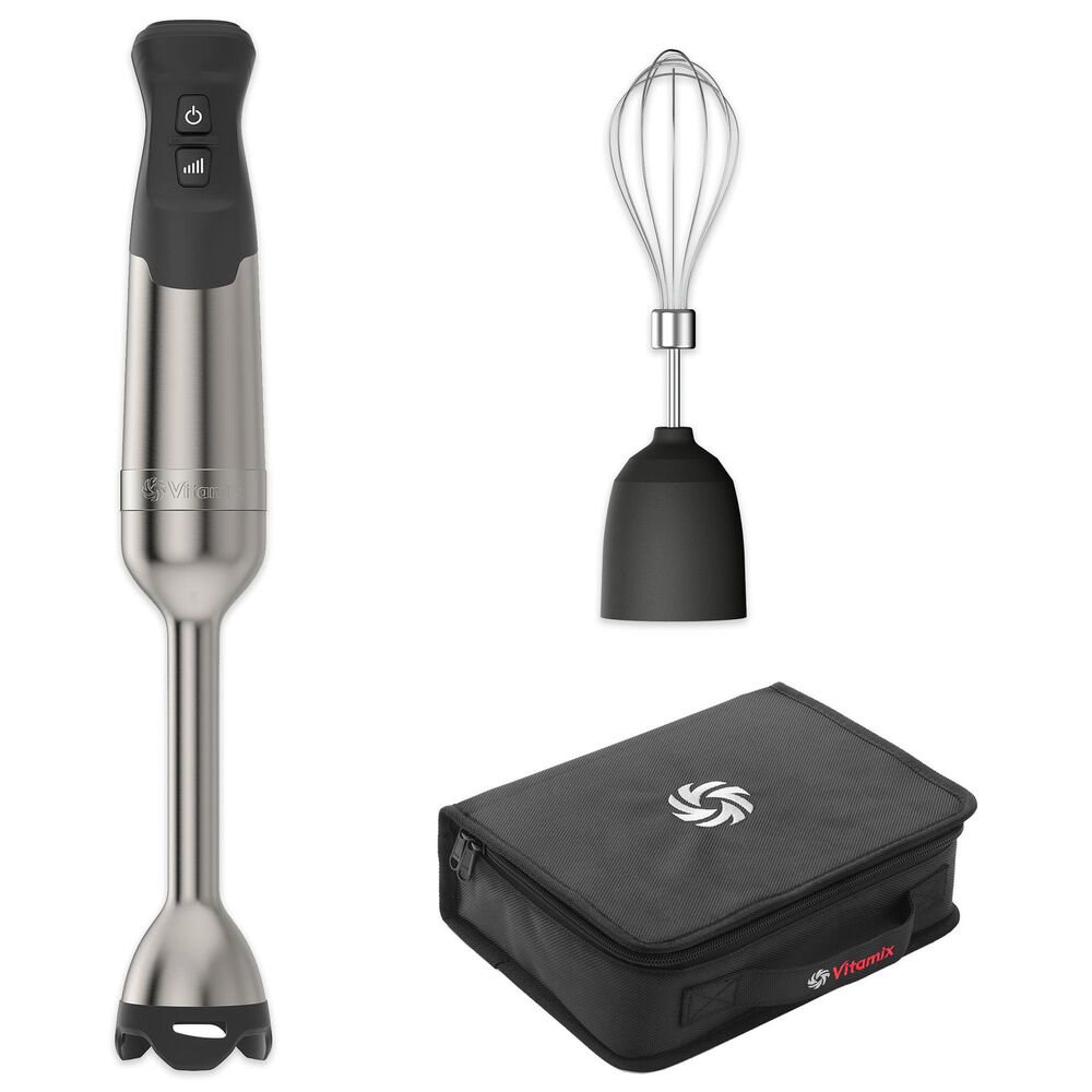 Vitamix 3-Piece 5-Speed Immersion Blender Bundle in Stainless Steel and Black, , large