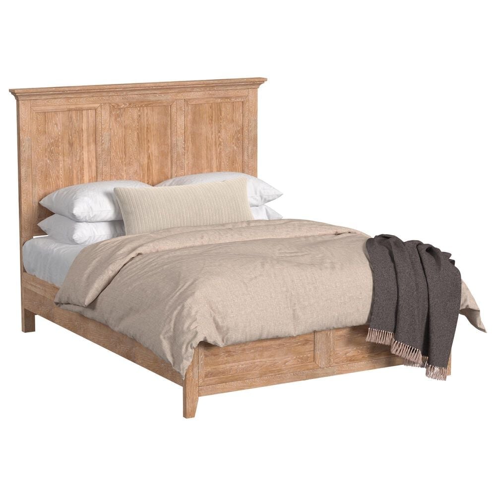 Hawthorne Furniture San Mateo 4-Piece Queen Panel Bedroom Set in Wheat, , large