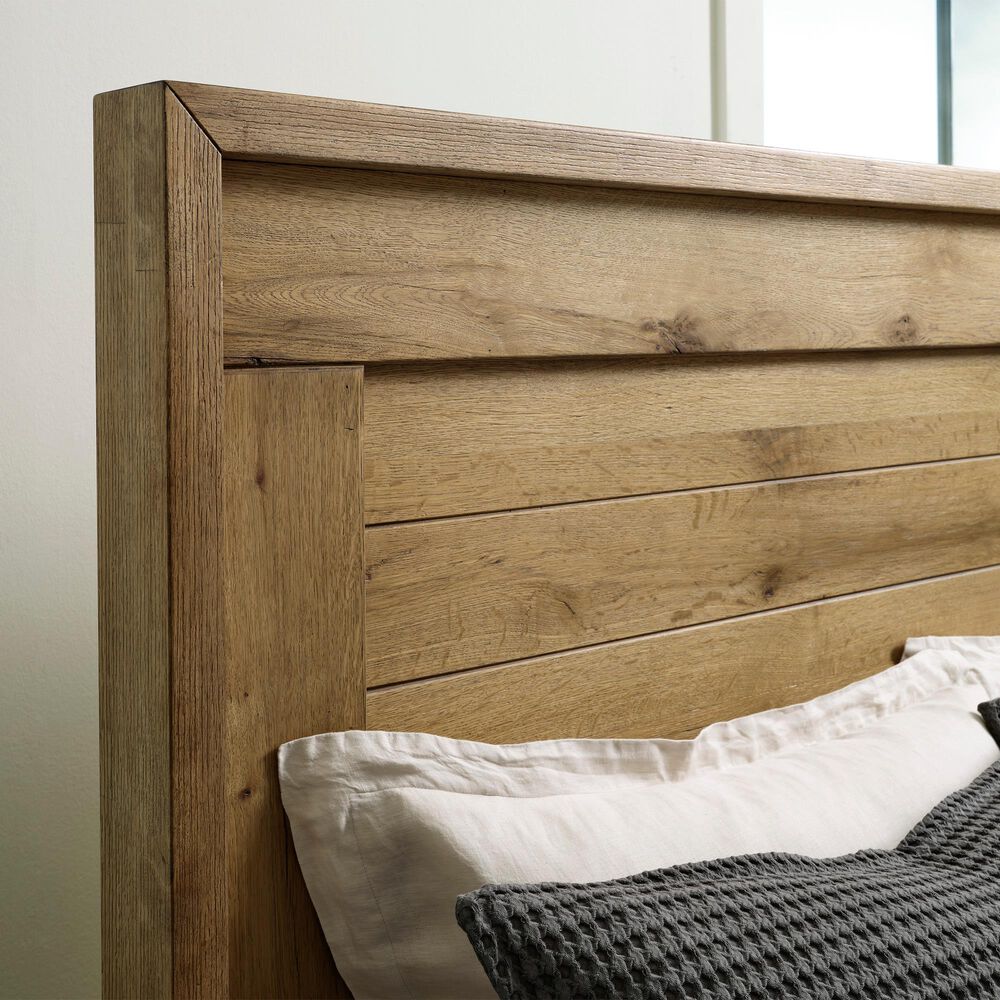 Ashley Galliden Queen Panel Bed and Two Nightstands in Light Brown, , large