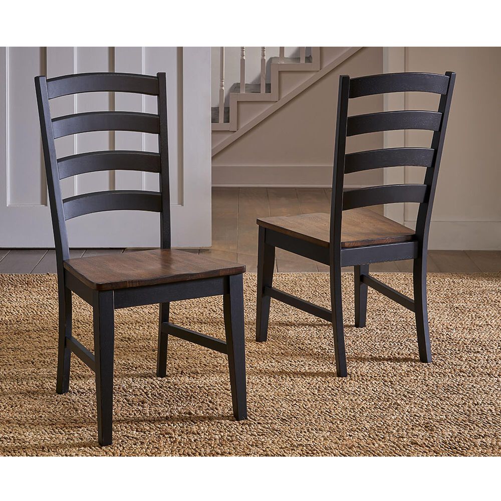 A-America Stone Creek 5-Piece Dining Set in Chicory and Slate Black, , large