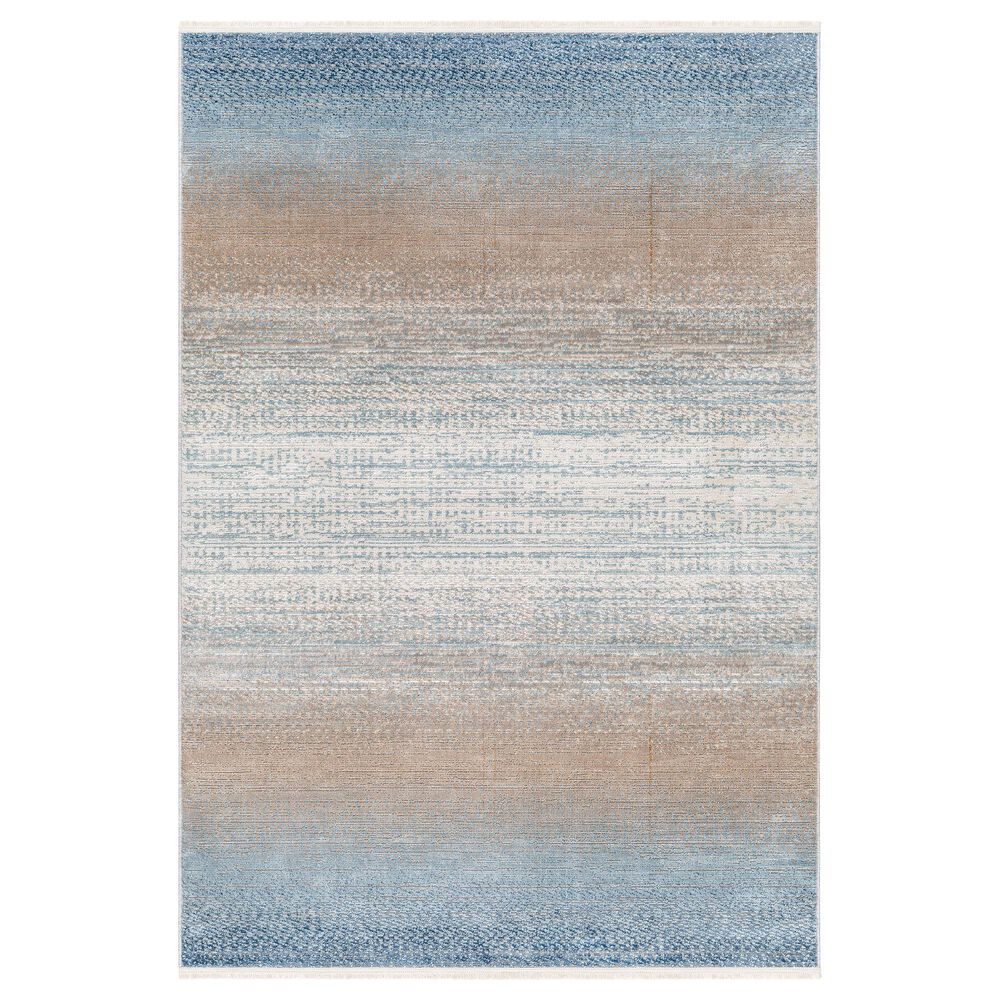 Surya Masha 2" x 3" Denim, Gray, Light Brown, Ivory, Cream and Dark Blue Area Rug, , large