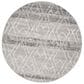 Safavieh Adirondack ADR124B 6" Round Silver and Ivory Area Rug, , large