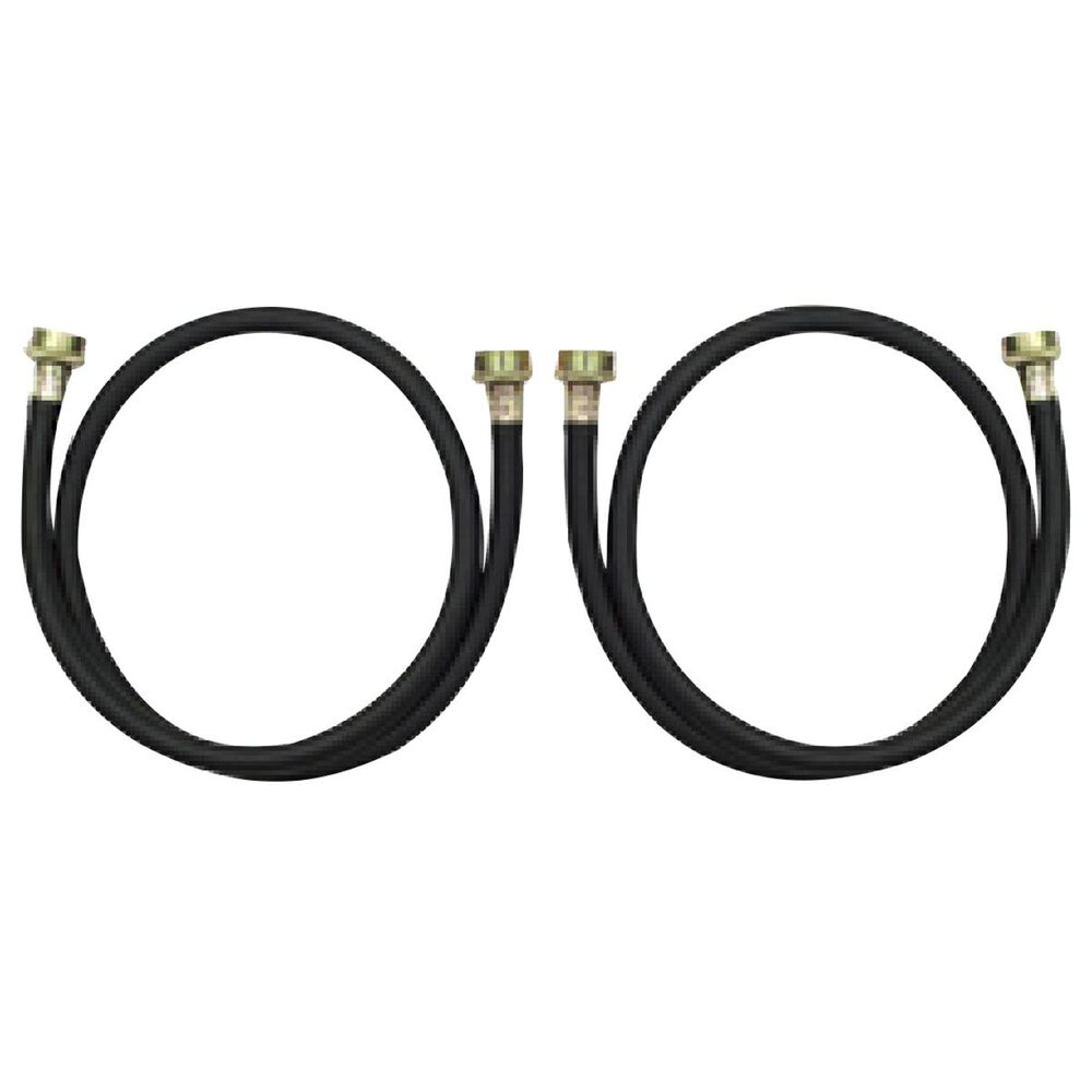 Whirlpool 2-Pack 4" Residential Washer Hoses in Black, , large
