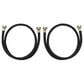 Whirlpool 2-Pack 4" Residential Washer Hoses in Black, , large