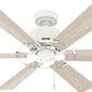 Hunter Gilrock 52" Ceiling Fan in Matte White, , large