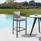 Armen Living Argiope Patio Bar Stool in Dark Gray, , large