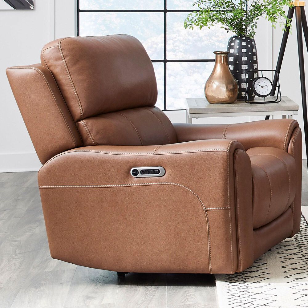 Simeon Collection Hancock Power Recliner in Apple Cider, , large