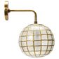 Creative Coop Ollie Wall Sconce with Detail in Brass, , large