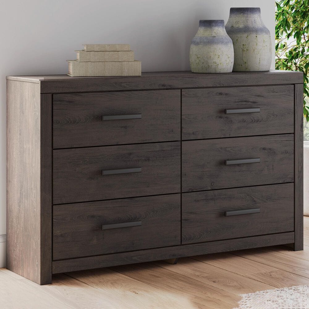 Ashley Prendonea 6-Drawer Dresser in Dark Charcoal, , large