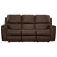 Flexsteel Henry 2-Piece Power Reclining Sofa and Recliner in Burnt Umber Brown, , large