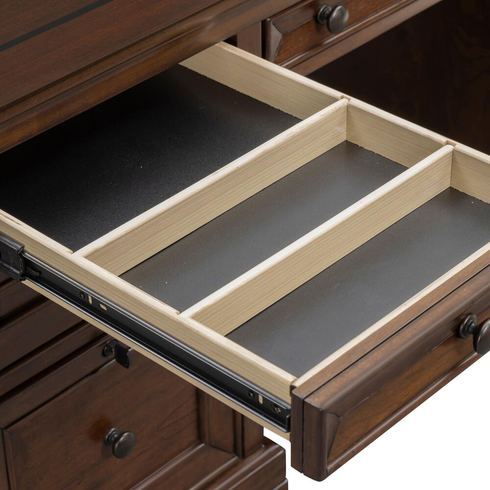 Riva Ridge Arlington Executive Desk in Classic Brown, , large