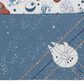 Lambs and Ivy Star Wars Millennium Falcon 3-Piece Baby Crib Bedding Set in Brown, Yellow, Blue and Gray, , large