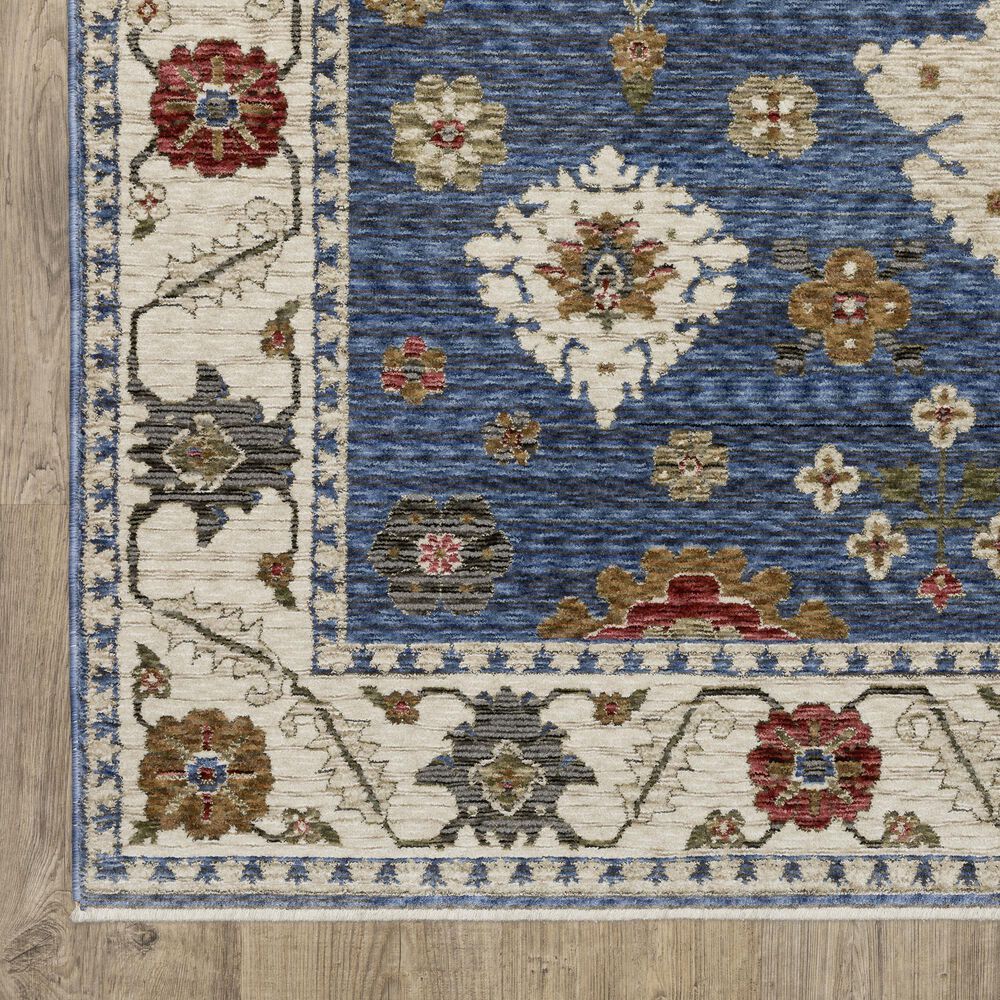 Oriental Weavers Hastings HA06Z 2&#39;3&quot; x 7&#39;6&quot; Blue Runner, , large