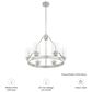 Hunter Hartland 6-Light Chandelier in Brushed Nickel, , large