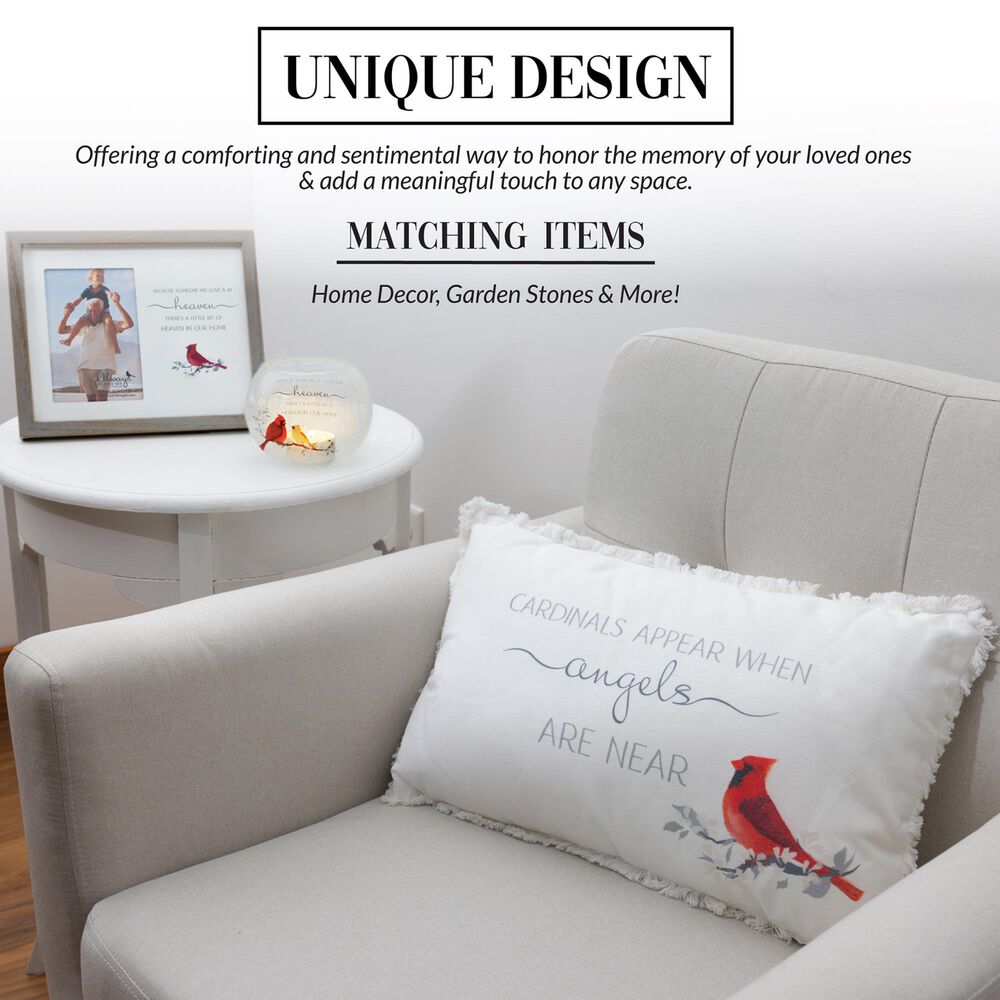 Pavilion Cardinals Appear 20&quot; x 12&quot; Throw Pillow in White, , large