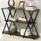 Carolina Chair and Table Dowell Console Table in Elm and Black, , large