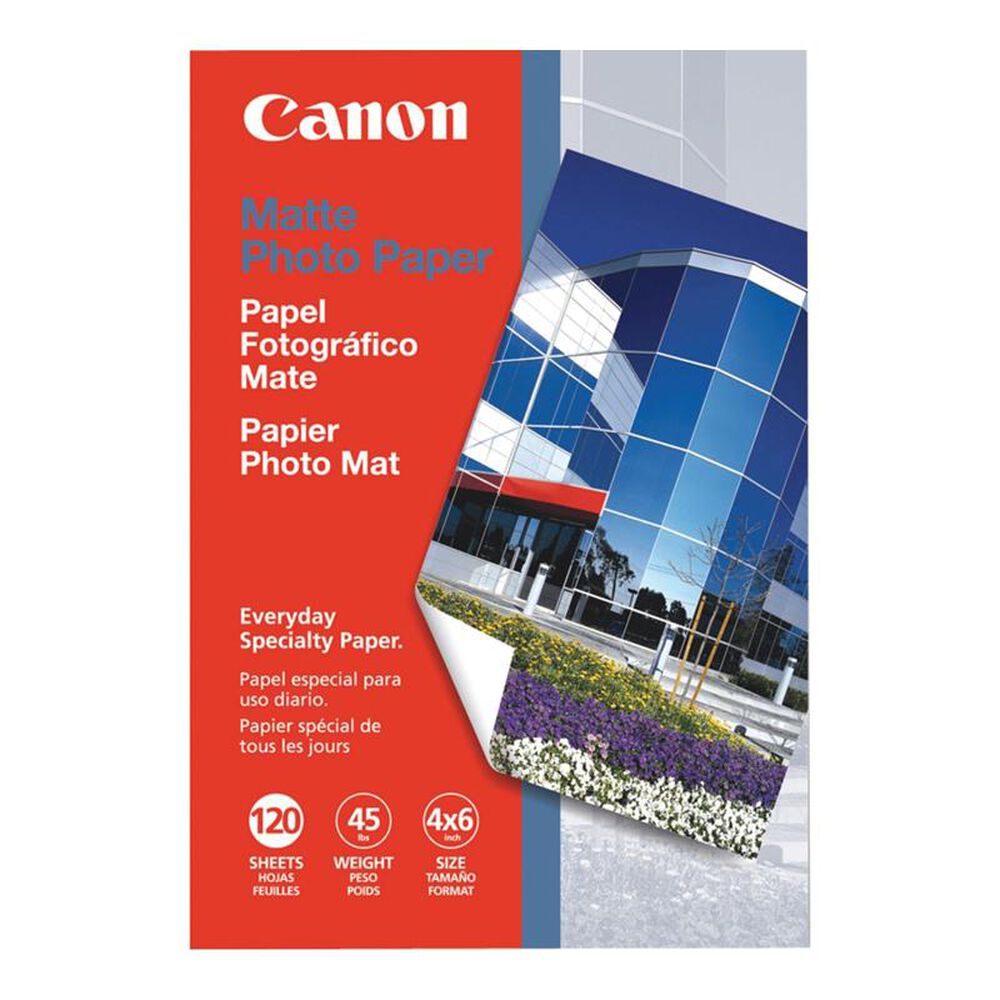 Canon 120 Sheets Matte Photo Paper (4" x 6" ), , large