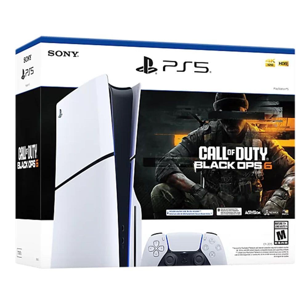 Sony PlayStation 5 Slim Disc Console Call of Duty Black: Ops 6 Bundle, , large