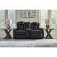 Ashley Caveman Den Power Reclining Loveseat with Console in Midnight, , large