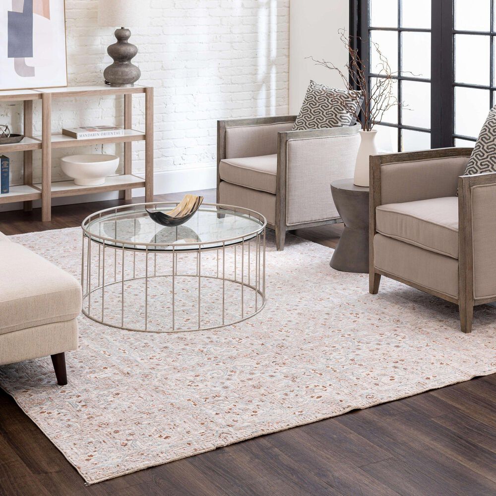 Karastan Solitude Pandosia 10&#39; x 14&#39; Cream Light Beige Area Rug, , large