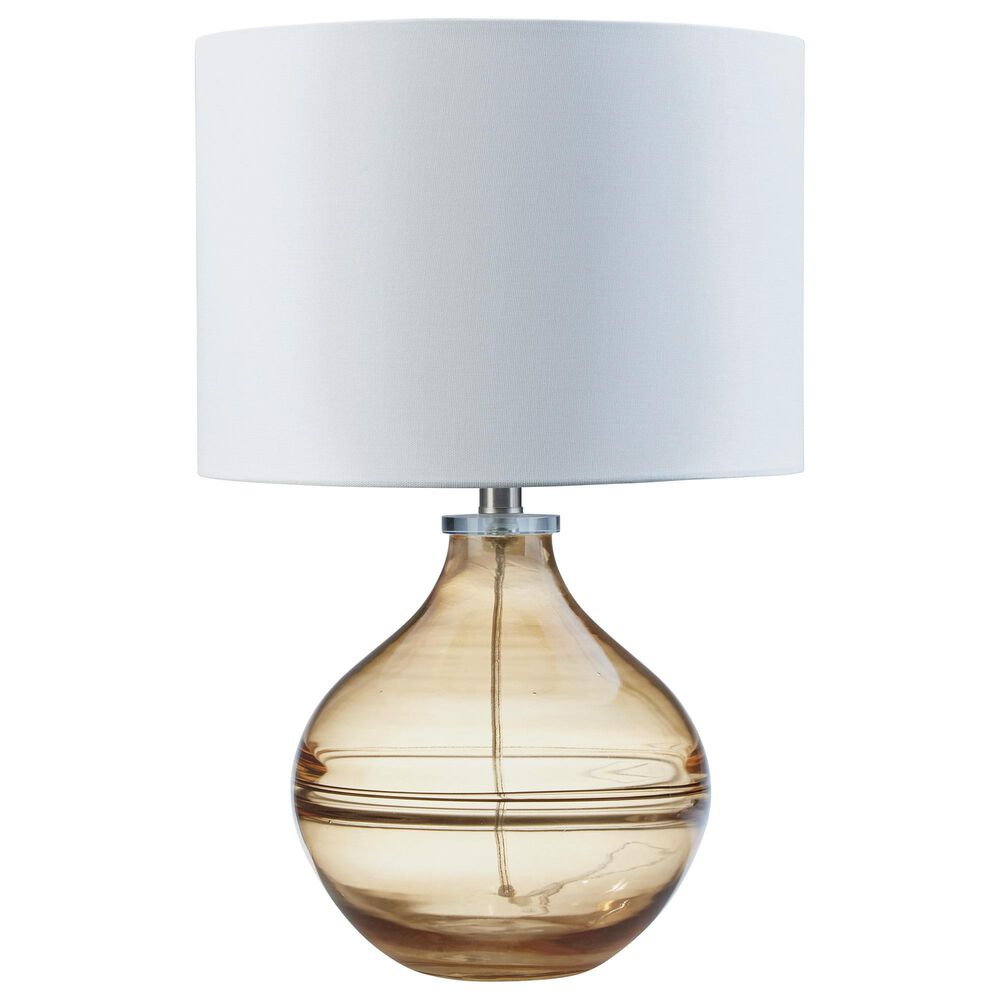 Ashley Lemmitt Table Lamp in Amber, , large