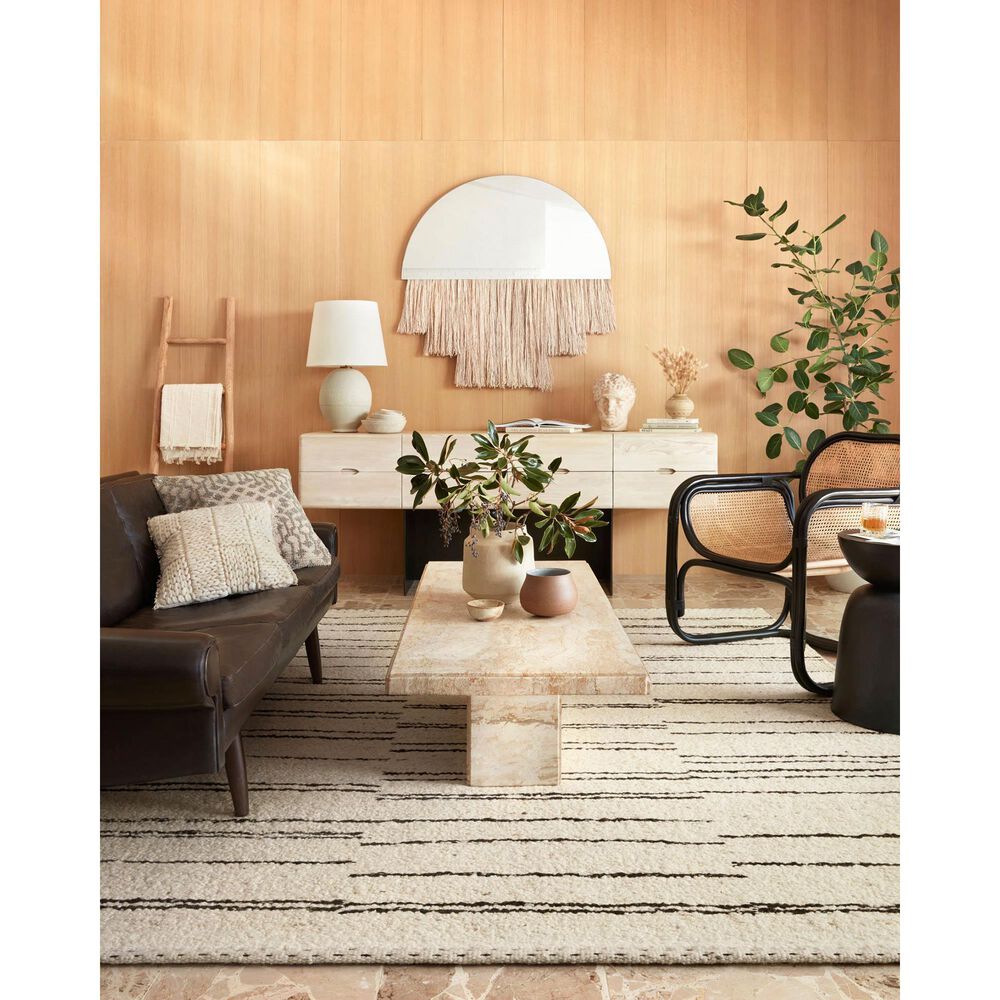 Loloi Roman 8&#39;6&quot; x 11&#39;6&quot; Natural and Charcoal, , large