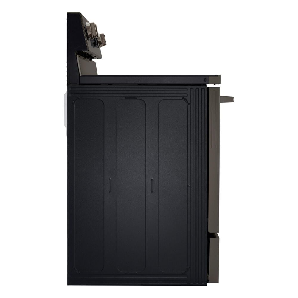 LG 6.3 Cu. Ft. Freestanding Electric Range in PrintProof Black Stainless Steel, , large