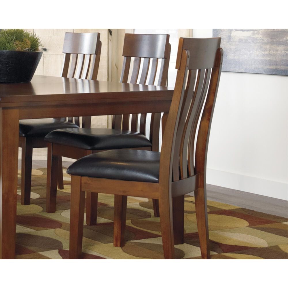 Ashley Ralene Dining Upholstered Side Chair in Medium Brown, , large