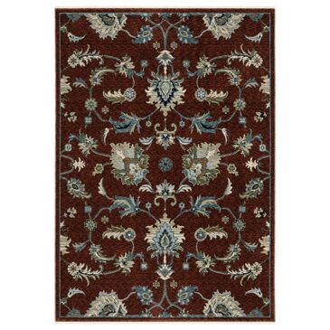 Oriental Weavers Capella Red and Multicolor 7"10" x 10"10" Area Rug, , large