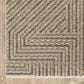 Oriental Weavers Echo ECH01 Beige and Grey 3"3" x 5" Area Rug, , large