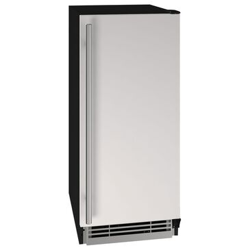U-Line 15" Crescent Ice Maker in Stainless Steel, , large