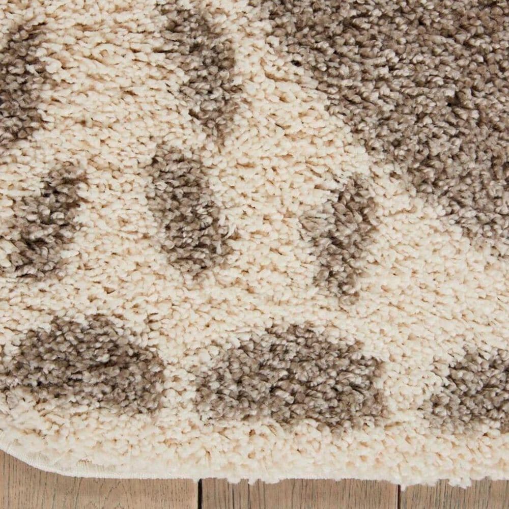 Nourison Hudson DWS01 4&#39; x 4&#39; Light Gray Kids Rug, , large