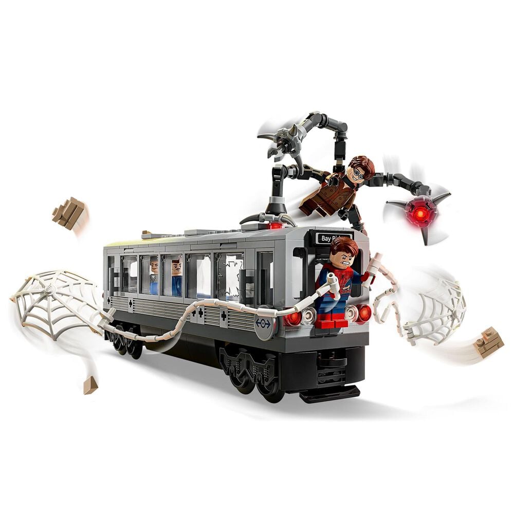LEGO Marvel Spider-Man 2 Train Battle Building Set, , large