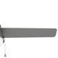 Hunter Aker 52" Outdoor Ceiling Fan with LED Lights in Matte Silver, , large