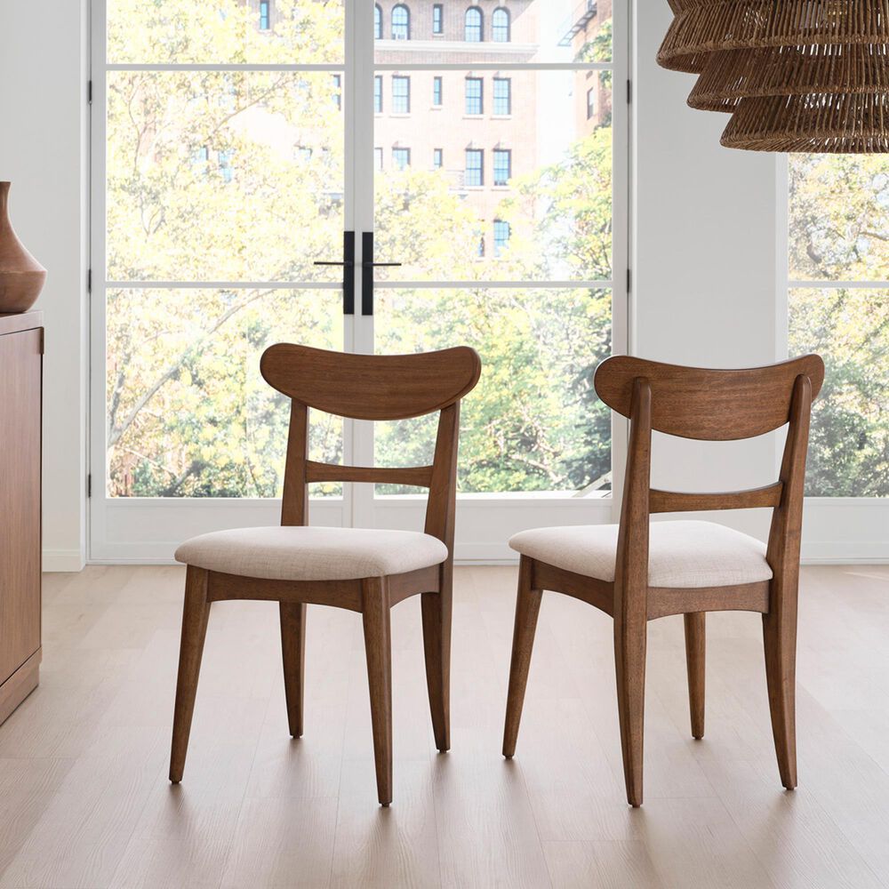 Aspen Furniture Caden 7-Piece Oval Dining Set in Spiced Caramel, , large