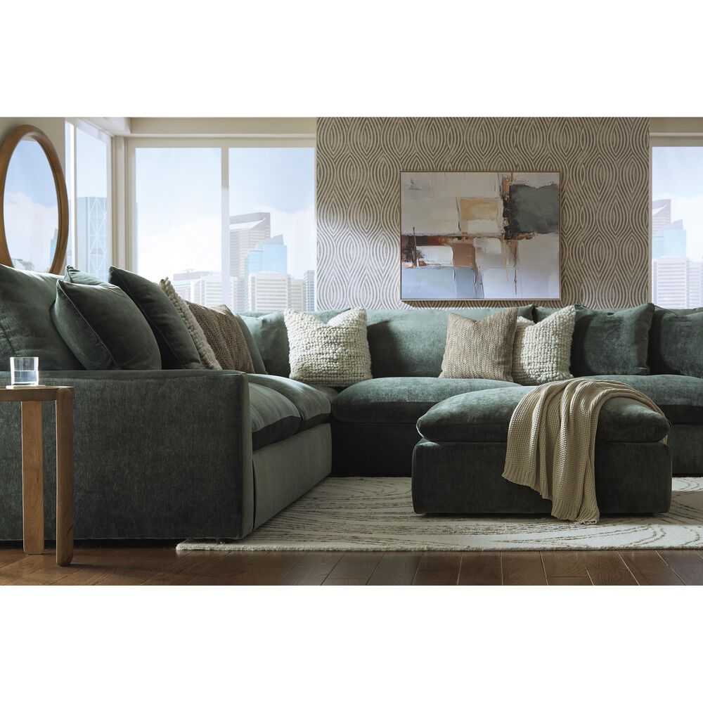 Ashley Carriage View Oversized Accent Ottoman in Jade, , large