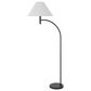 Cal Lighting Mosley Groton Floor Lamp in Charcoal Grey, , large
