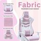 Rta Products Llc Pastel Gaming Chair in Pink and White, , large