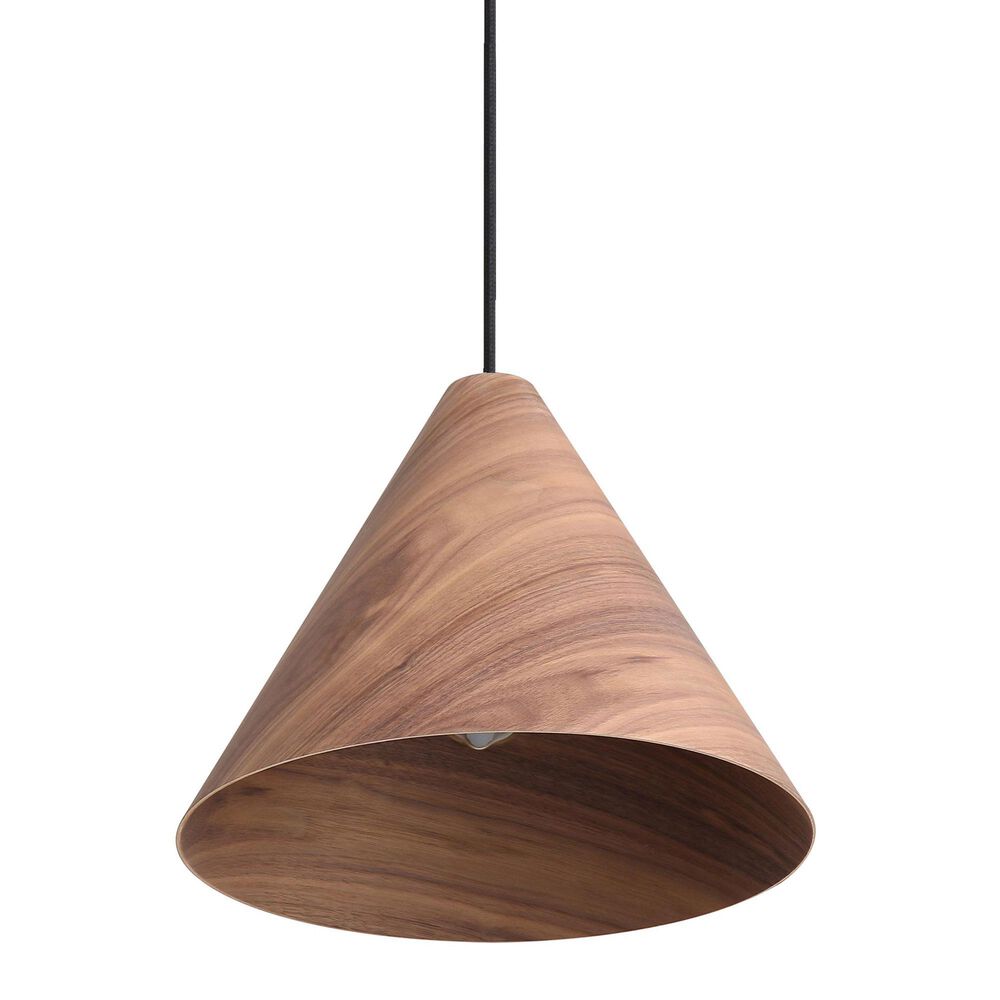 Golden Lighting Conique 1-Light Pendant in Dark Walnut, , large