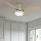 Hunter Dempsey Low Profile 52" Ceiling Fan with Lights in Fresh White, , large