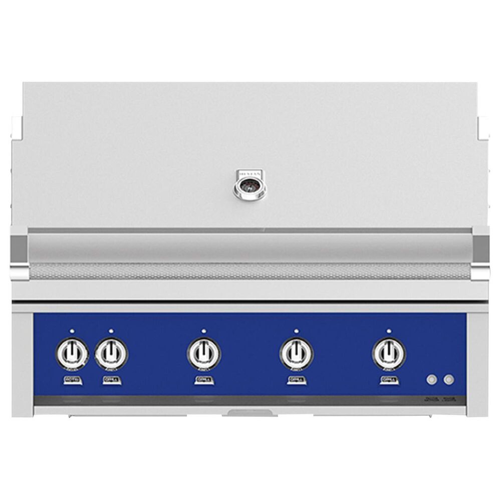 Hestan 42" Built-In Liquid Propane Grill in Prince Cobalt Blue, , large