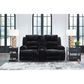 Ashley Rhines Falls Power Reclining Loveseat in Onyx, , large
